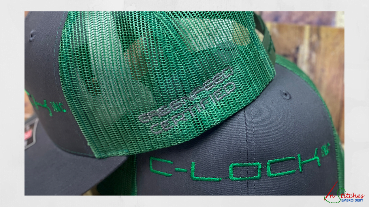 hat embroidery