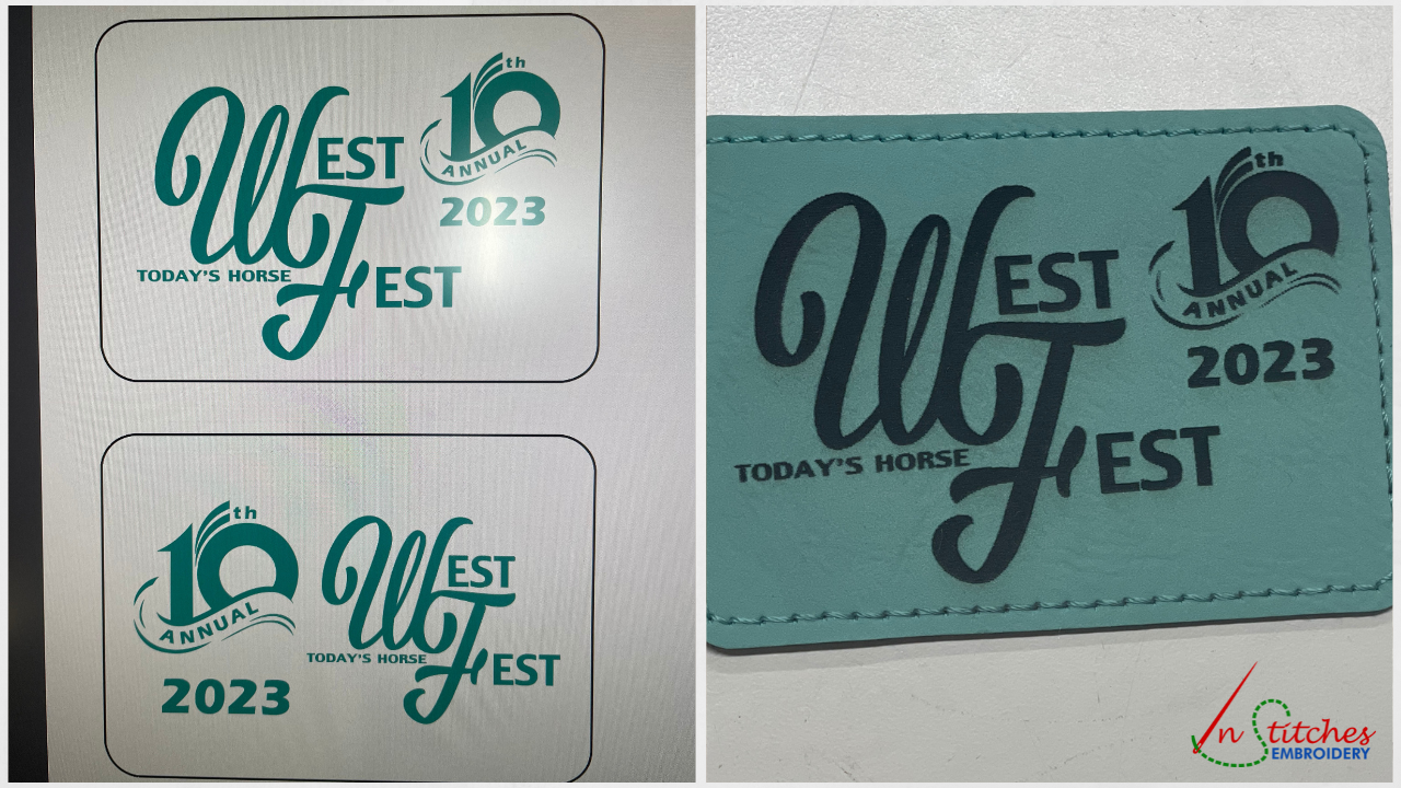 laser engraved