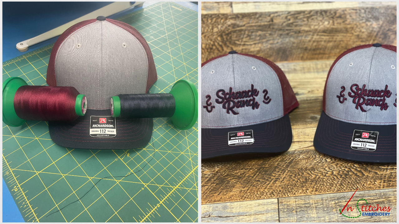 embroidered hat