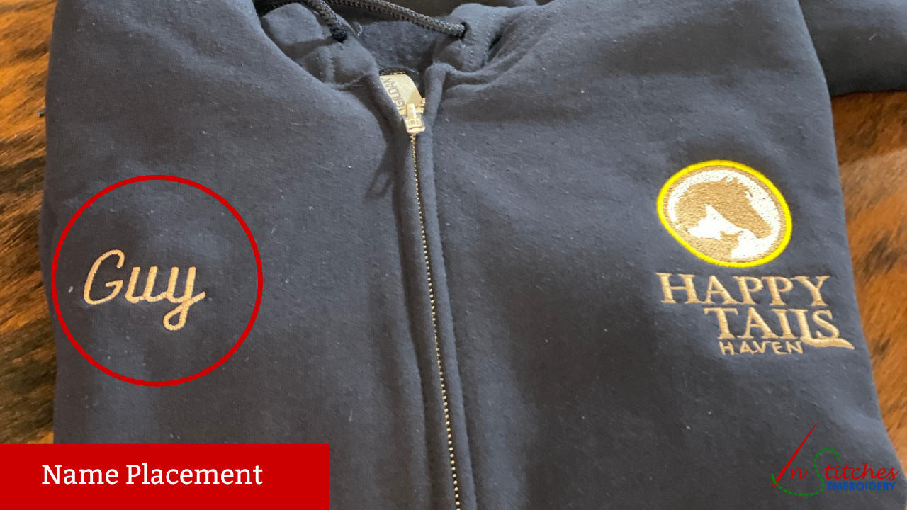 embroidered hoodie
