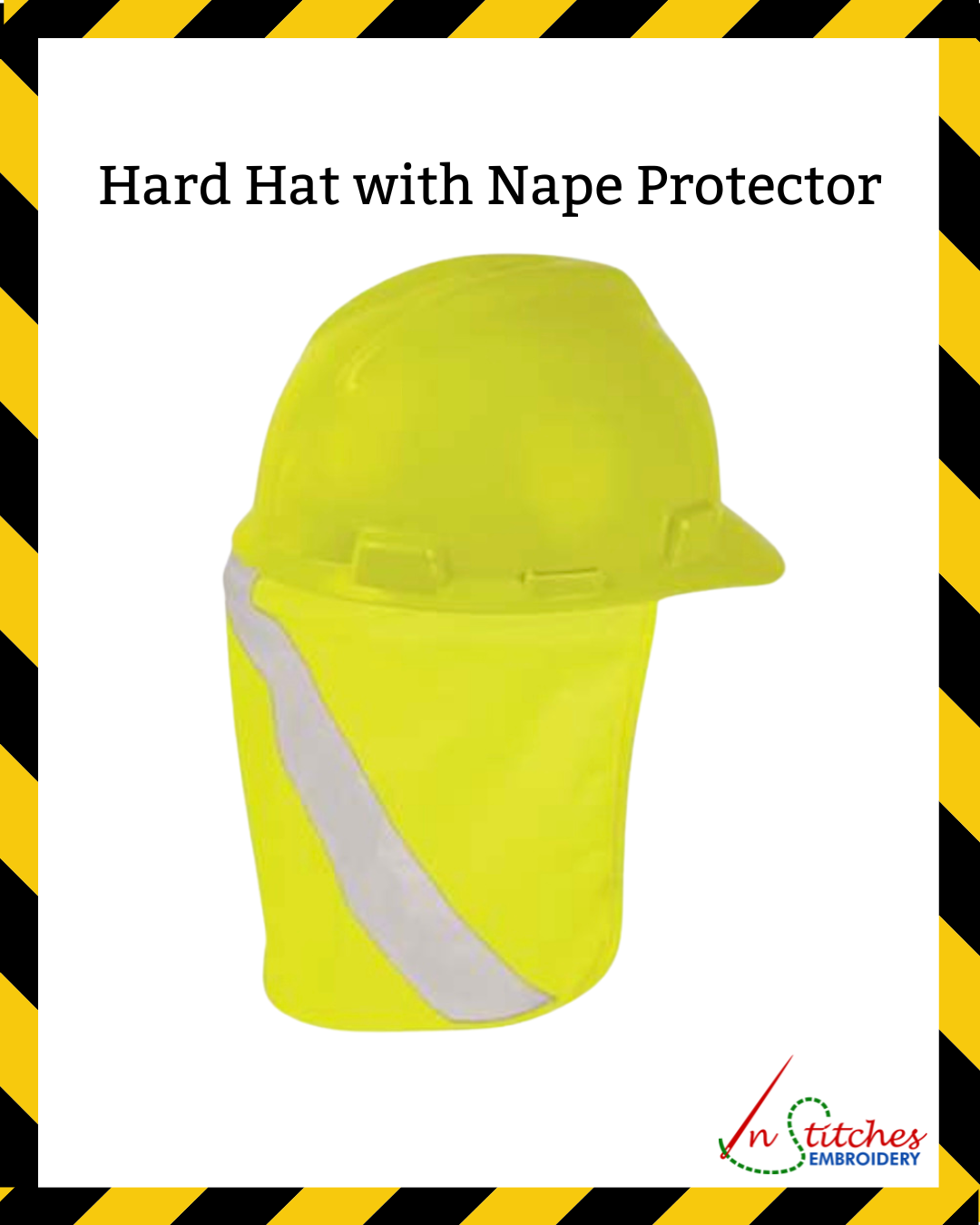 hard hat with nape protection