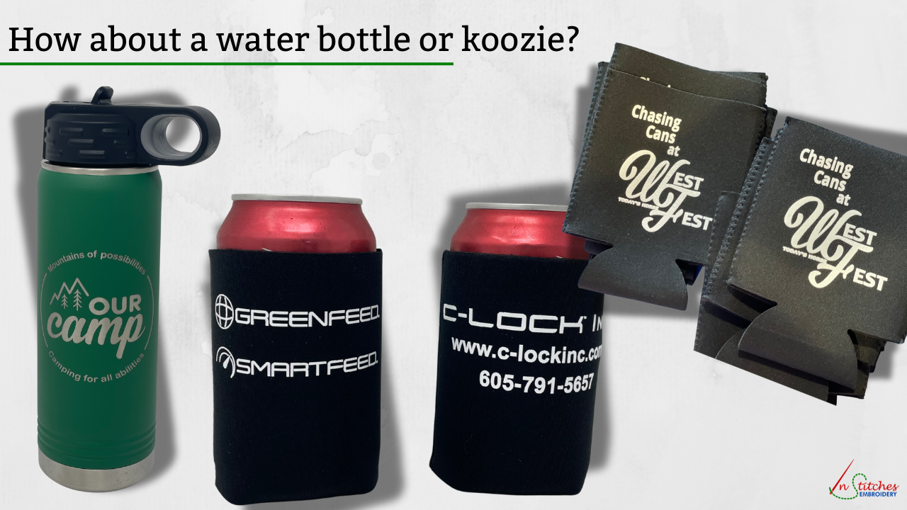 water bottle
koozie