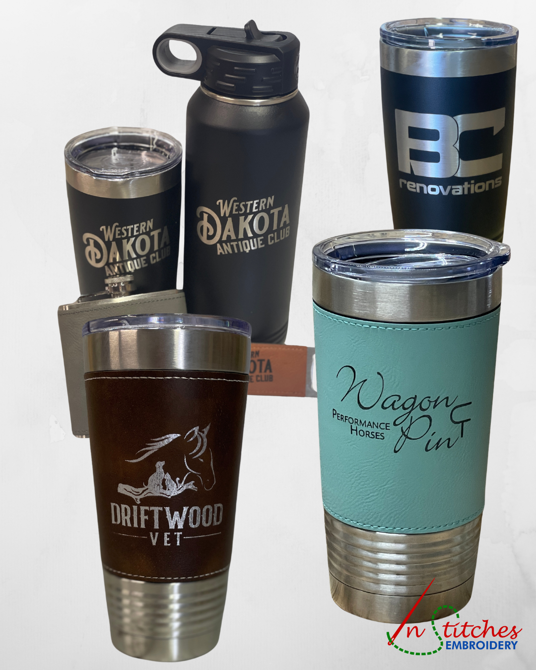 water bottles and tumblers