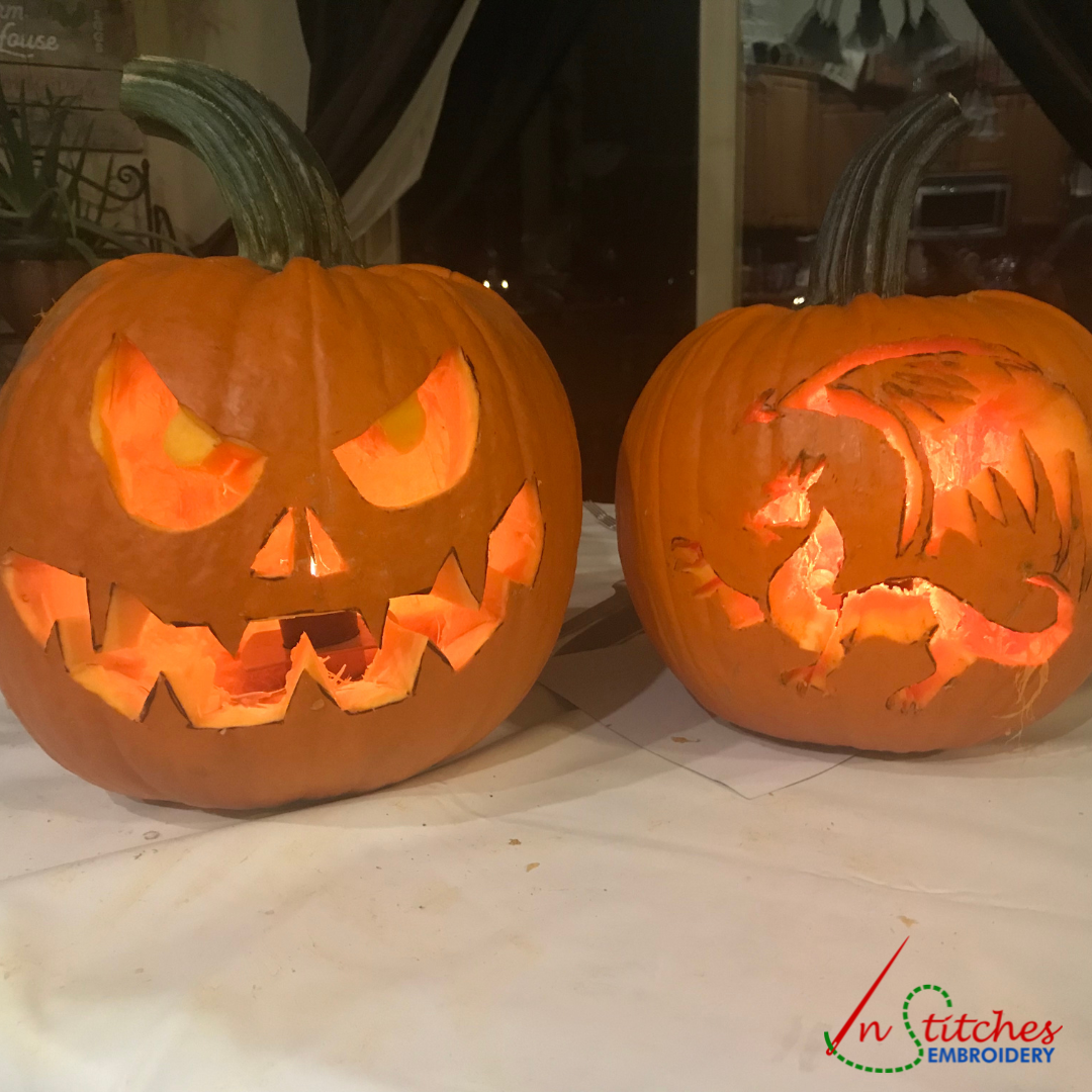 carved pumpkins