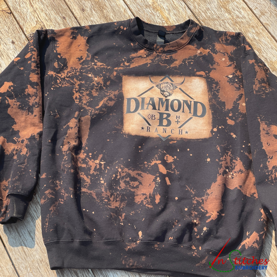 bleached hoodie