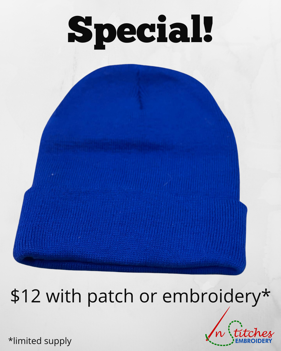 royal blue beanie